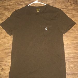 Brown tee shirt Ralph Lauren